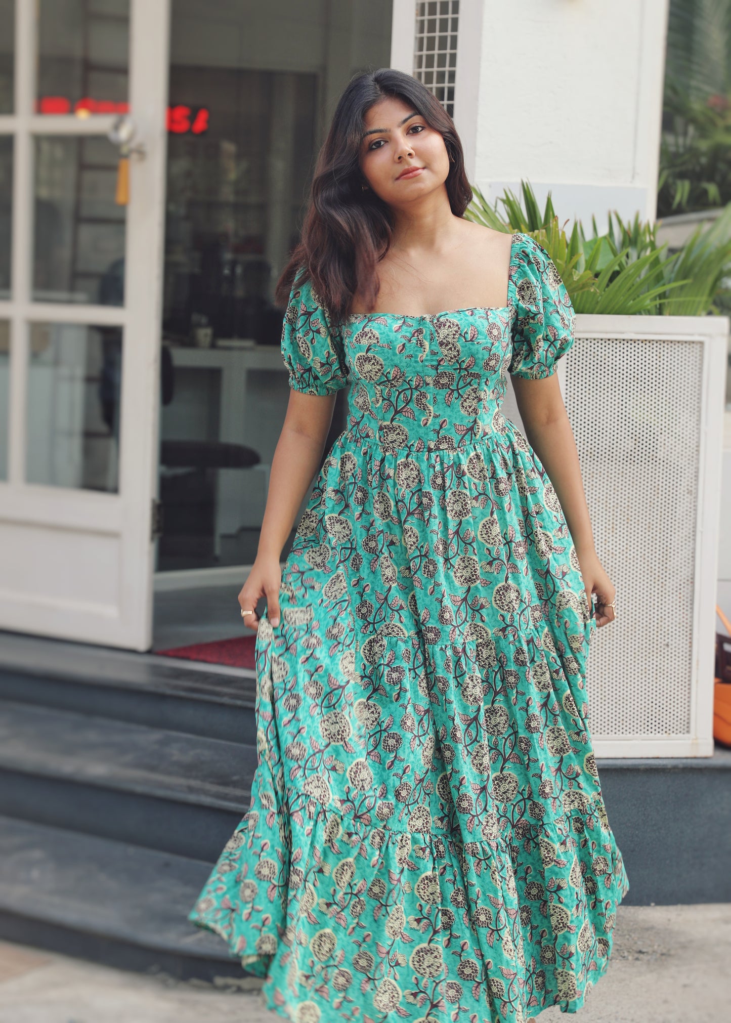 Emilia Corset Midi Dress