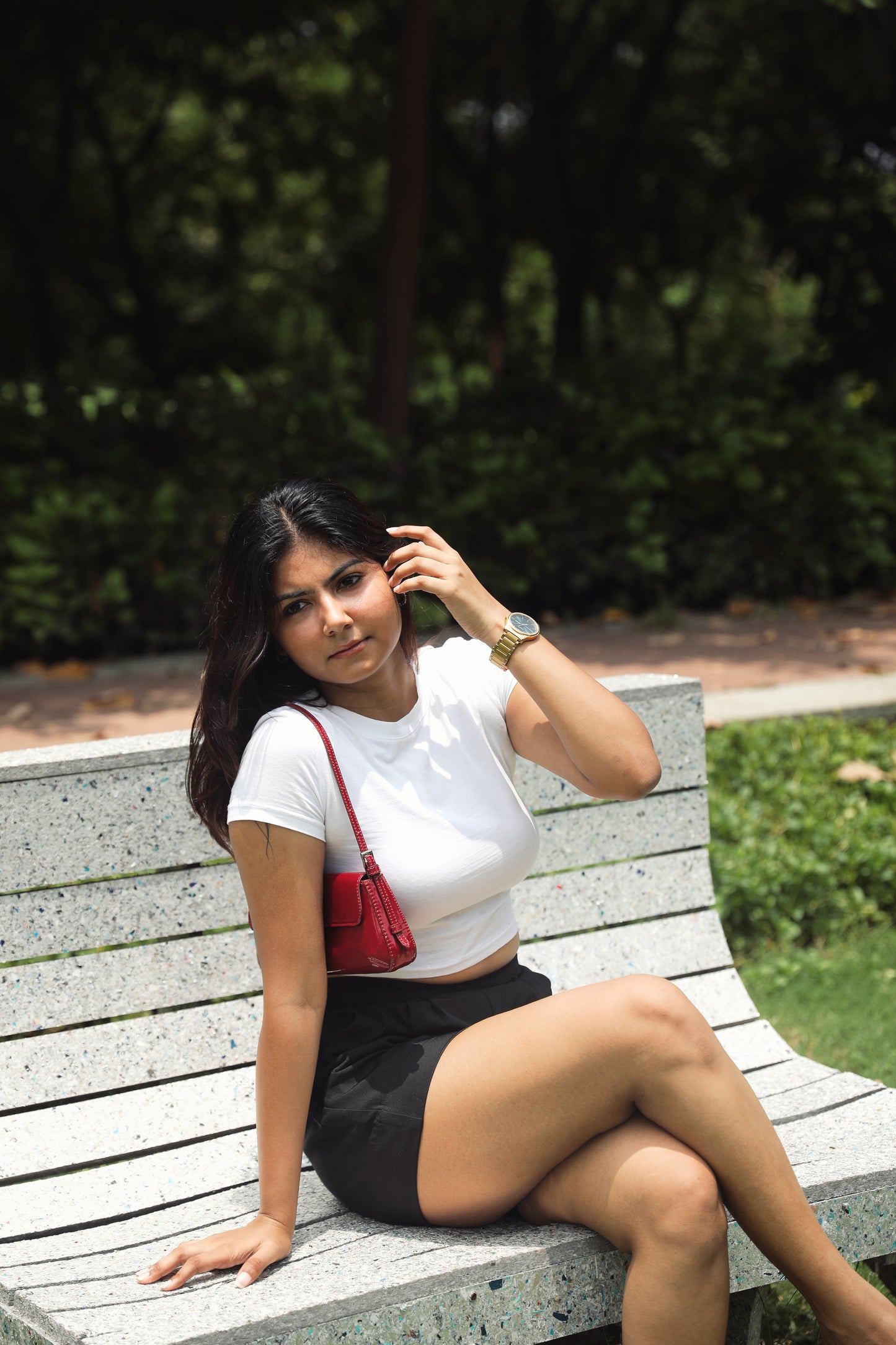 Raven - Black High waist shorts