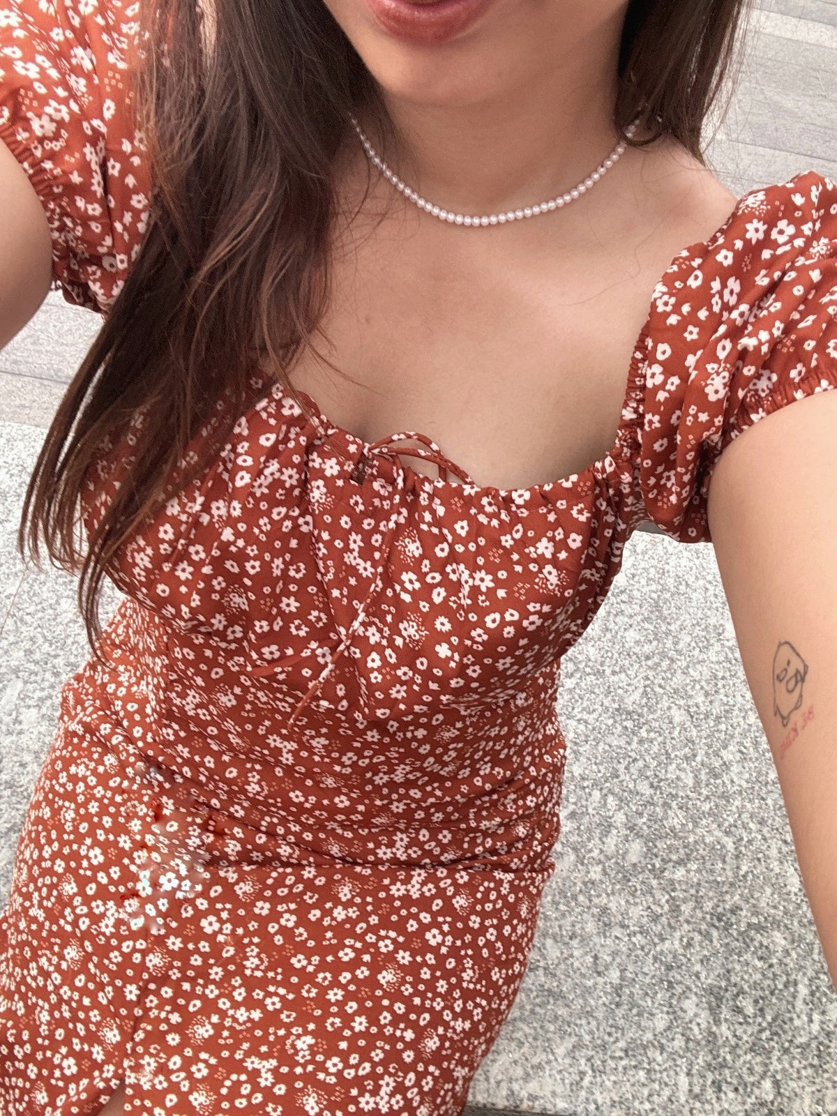 Terra Floral Midi Dress