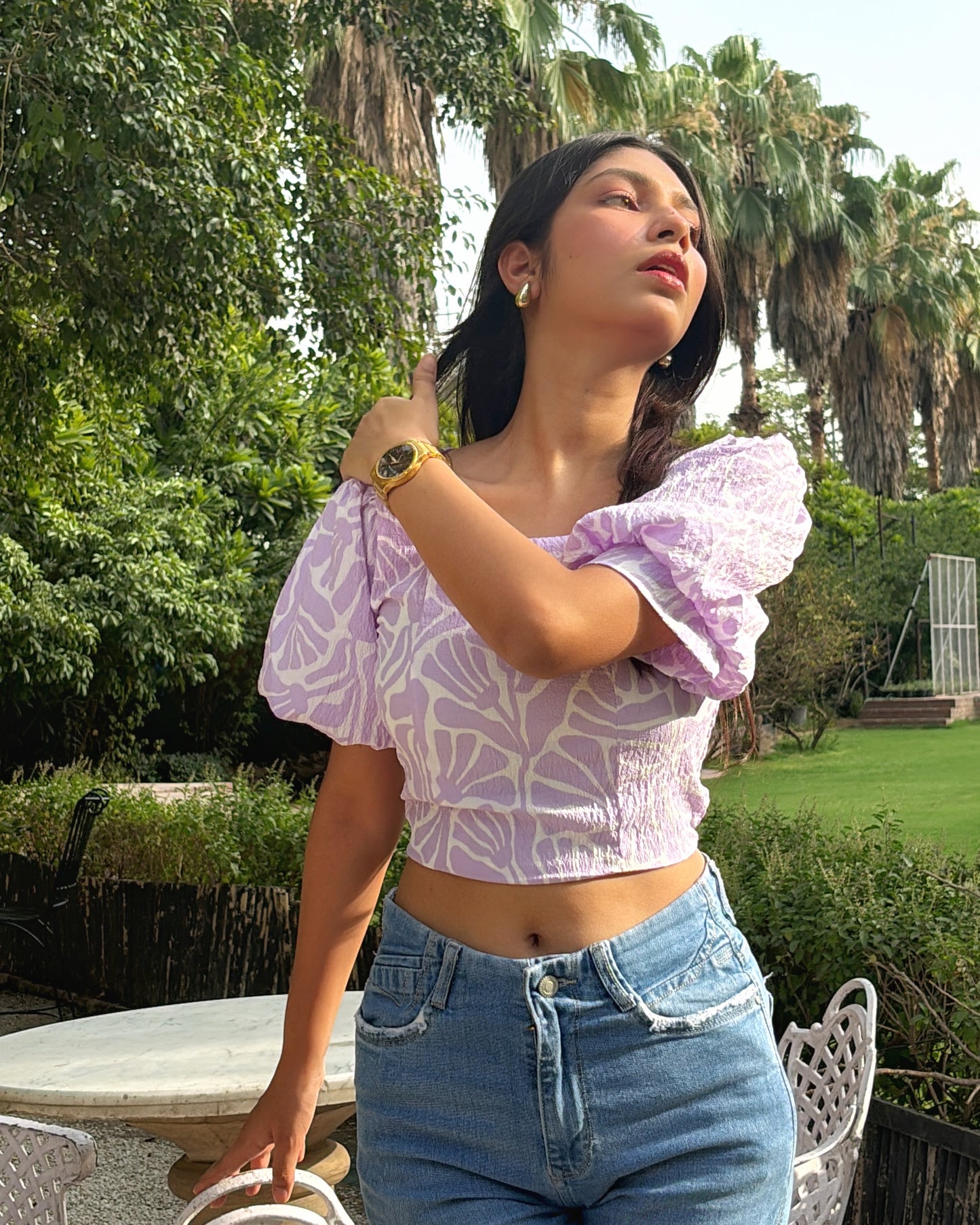 Lilac Blossom Top