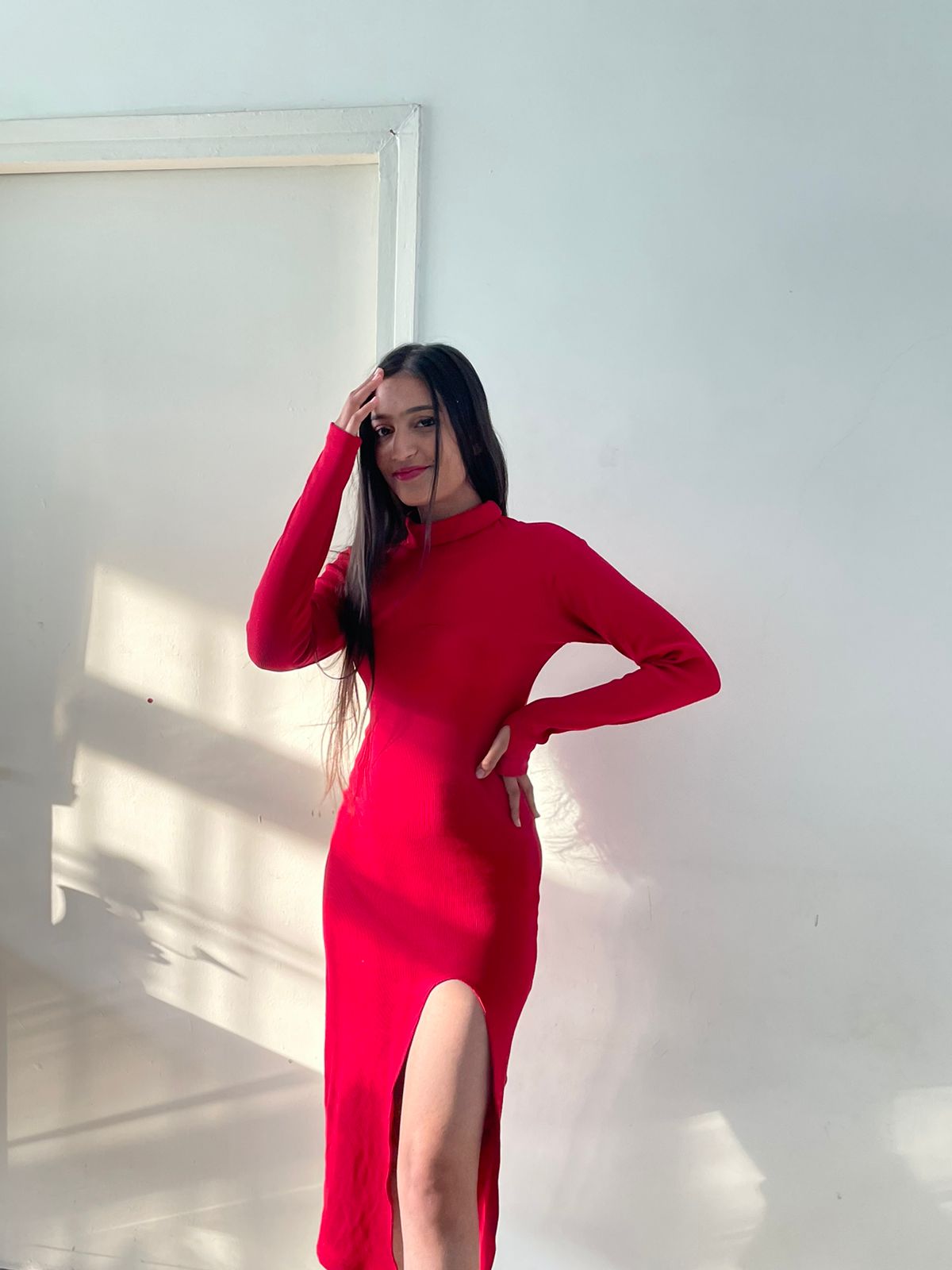 Red lily Bodycon dress